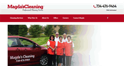 Desktop Screenshot of magdascleaning.com